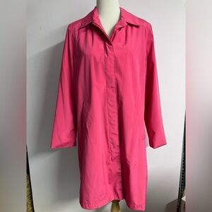 Women’s All Purpose Rain Coat, Medium, Hot Pink, by Izzy